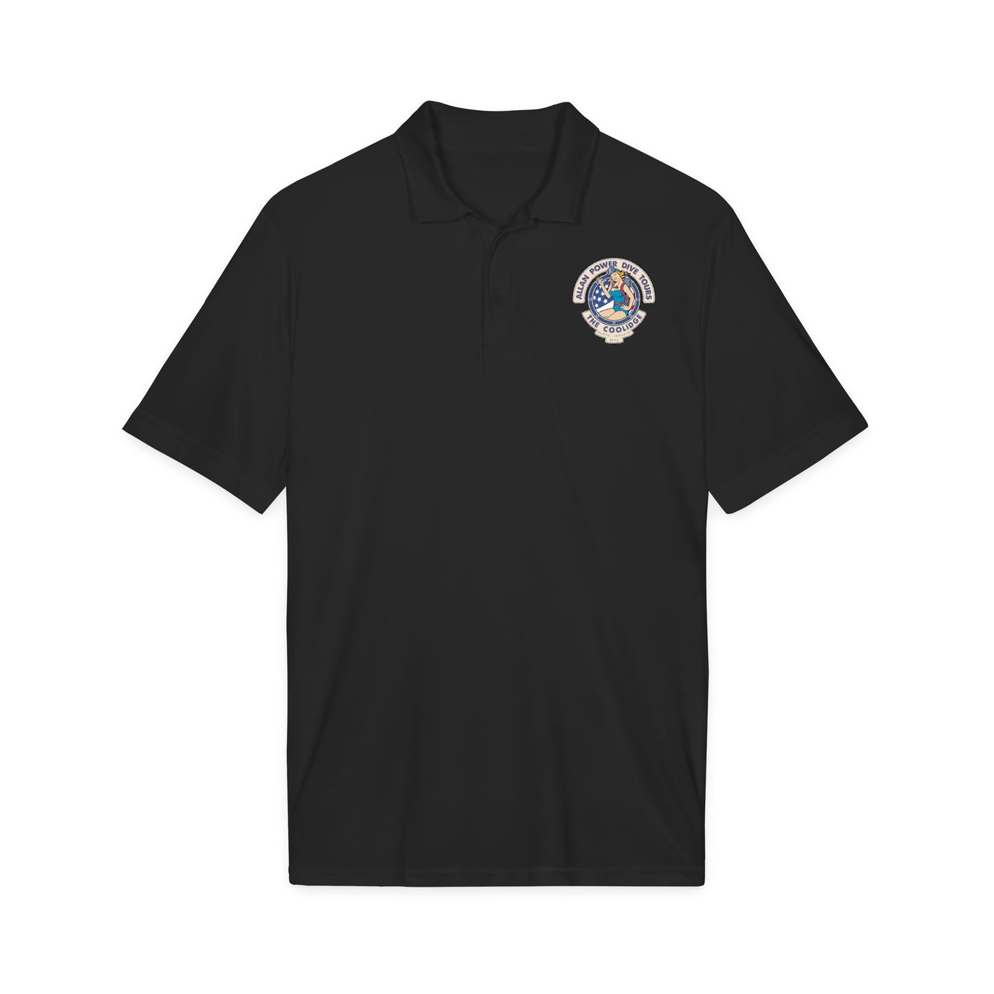 Tropical 'S' Logo Polo — Shoreline Tours Embroidered Performance Shirt
