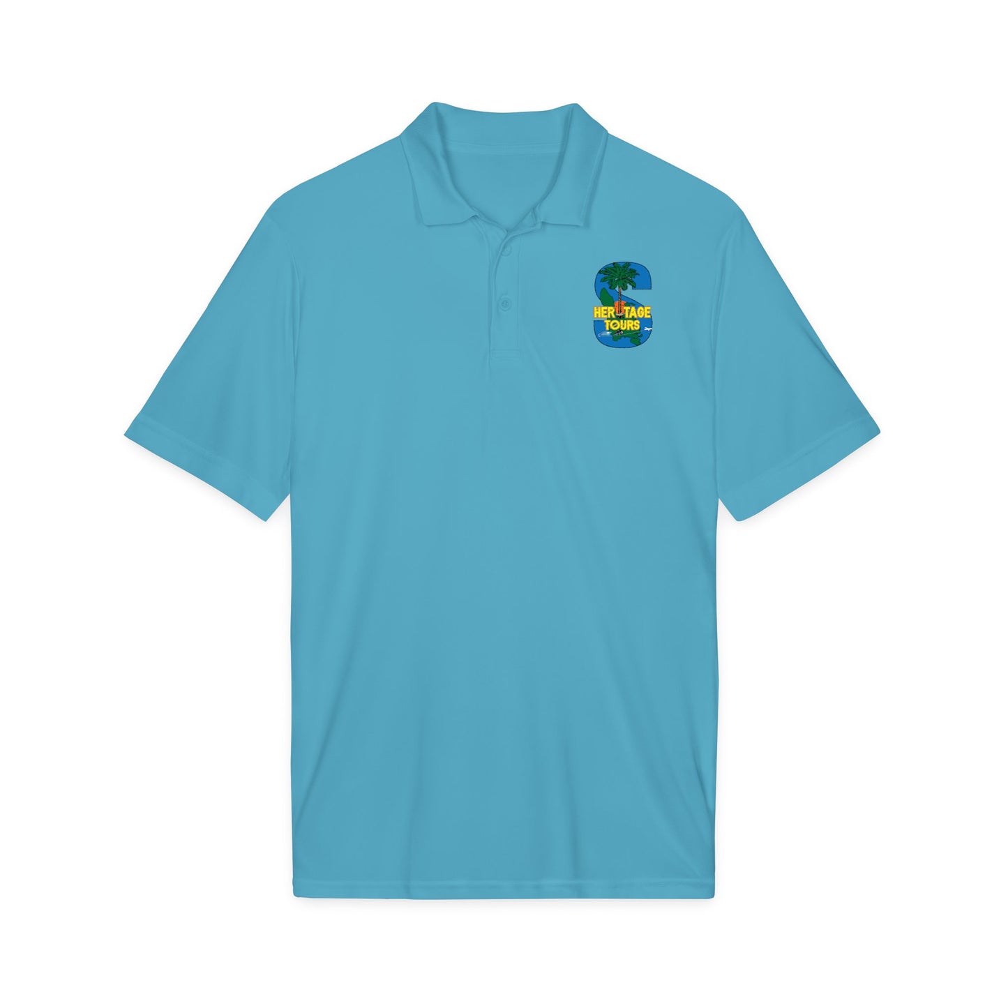 Tropical 'S' Logo Polo — Shoreline Tours Embroidered Performance Shirt