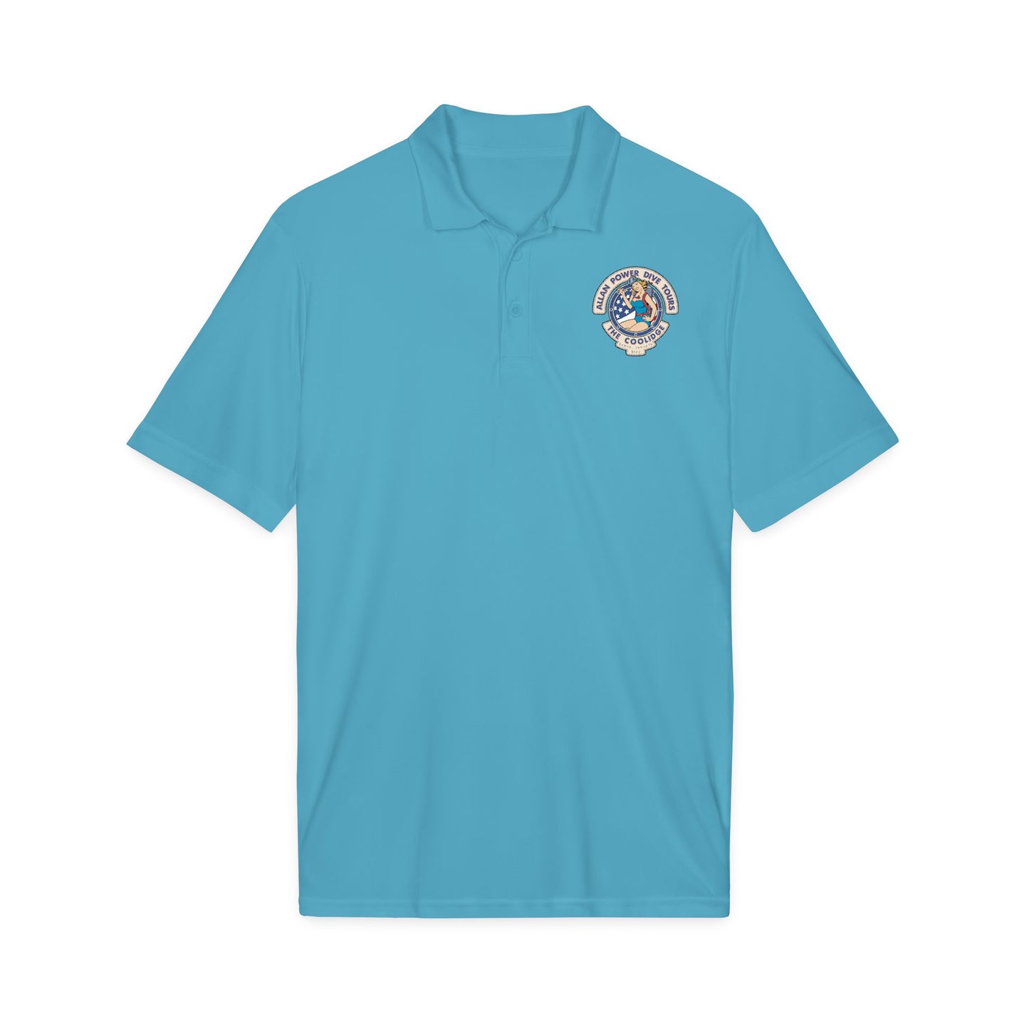 Tropical 'S' Logo Polo — Shoreline Tours Embroidered Performance Shirt