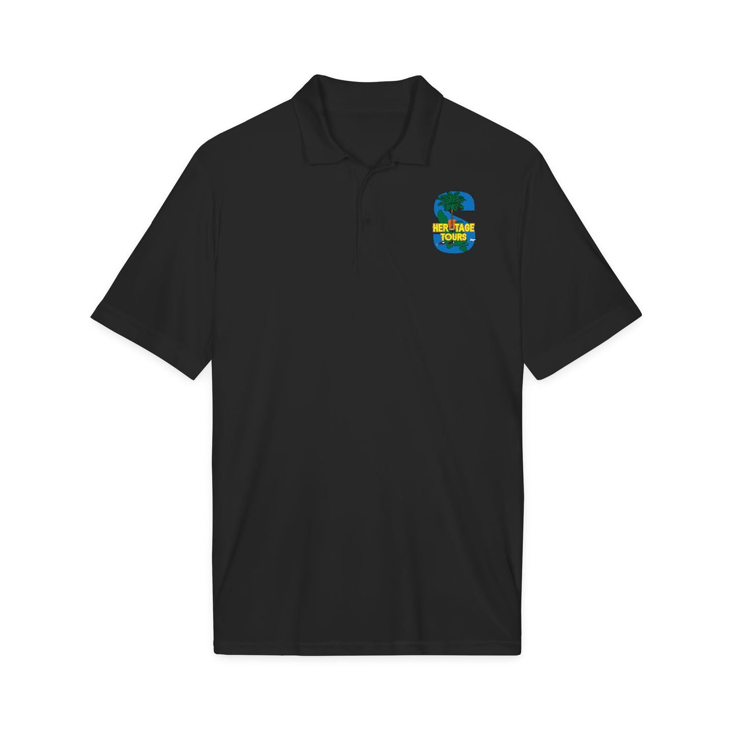 Tropical 'S' Logo Polo — Shoreline Tours Embroidered Performance Shirt